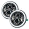 Oracle Lighting 2200 Lumens Low Beam And 3600 Lumens High Beam, 7" Round, Black Bezel/ Housing, Set Of 2 5769-123 - alternate 4